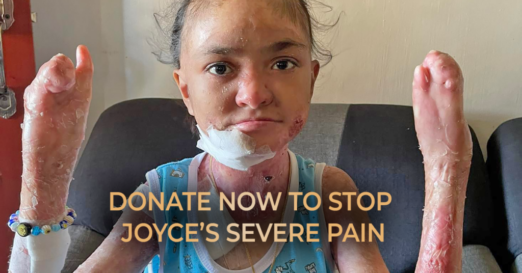 Donate now to stop Joyce's severe pain!